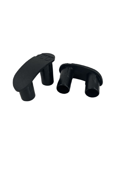 Milenco Safety Hand Rail XL – Black Non-Locking Grab Handle for Caravans & Motorhomes (Stainless Fittings, Easy Fit)