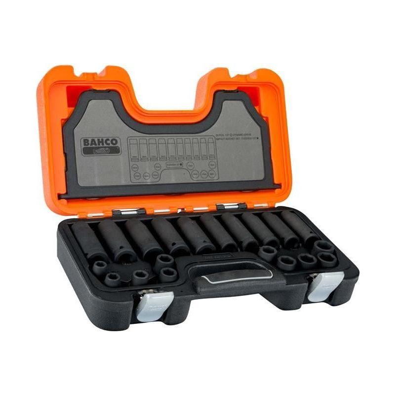 Bahco D-DD/S20 1/2in Drive Impact Socket Set, 20 Piece