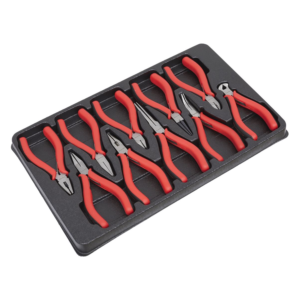 Sealey Premier 10pc Mini Pliers Set Spring Loader Plier Precision Craft Model