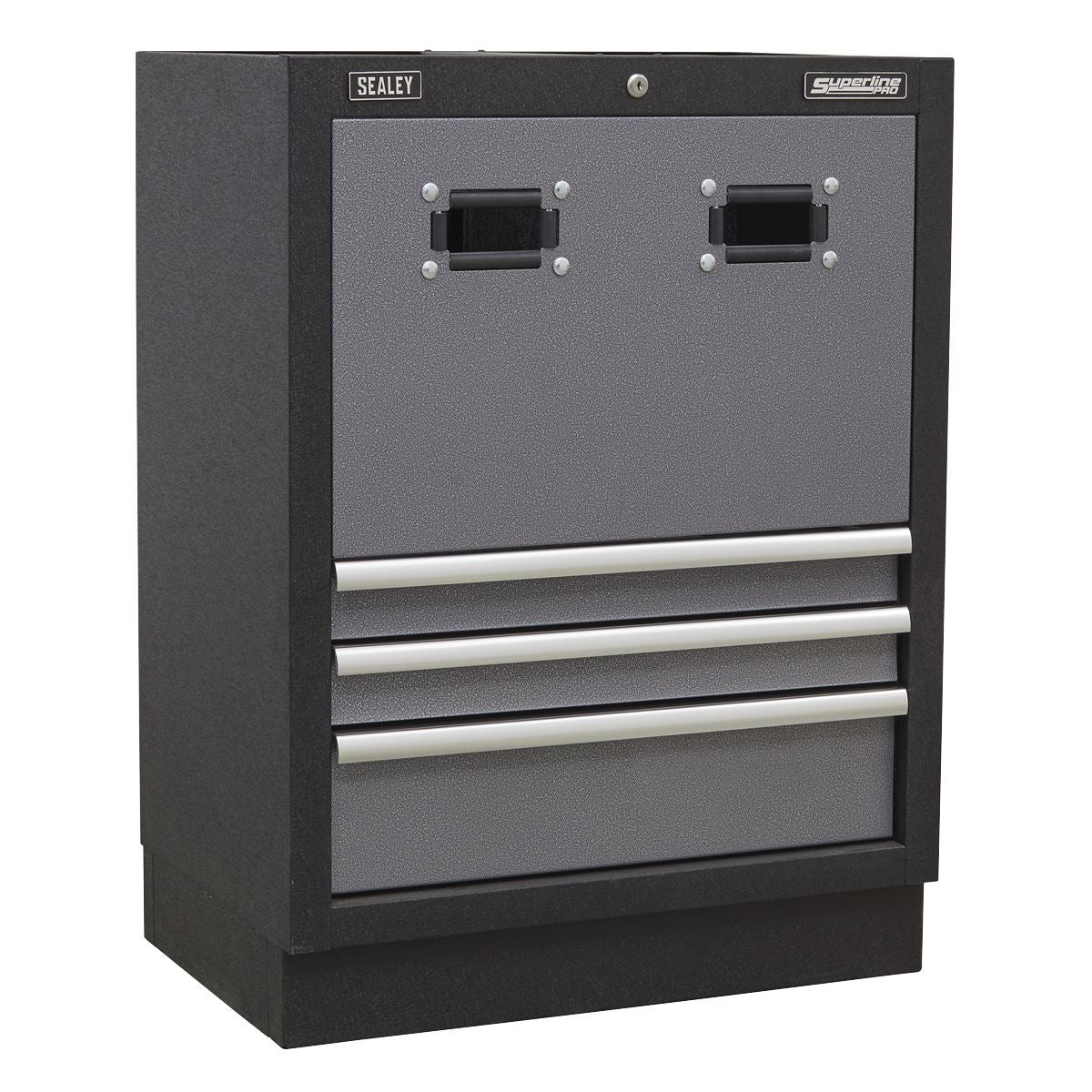Superline Pro Superline PRO Storage System with Pressed Wood Worktop 4.9m