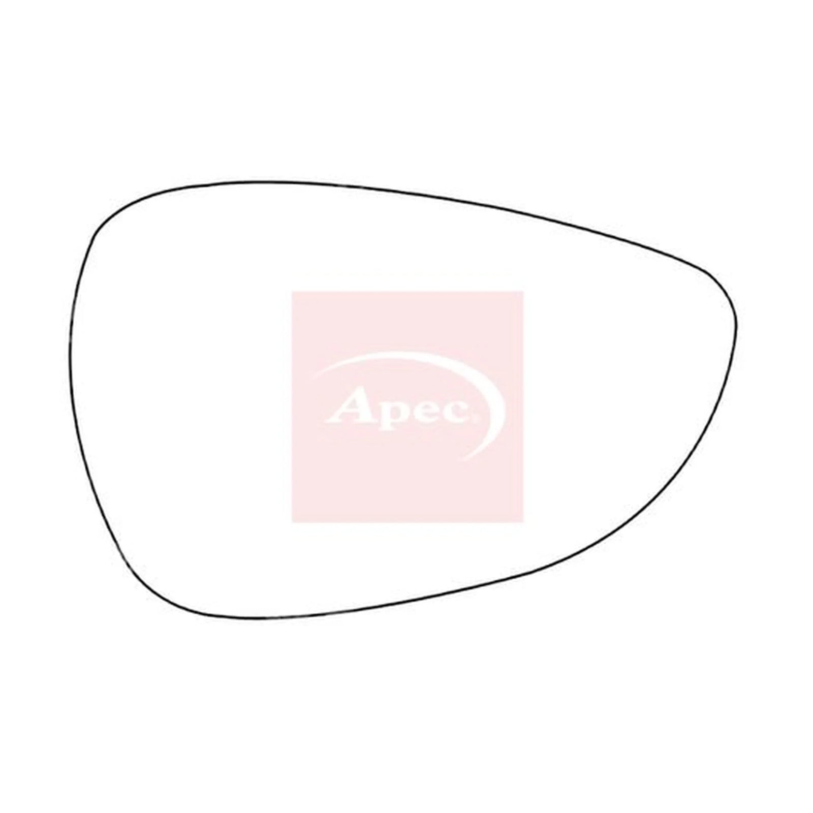 Apec Exterior Wing Mirror Glass Right AMS2122