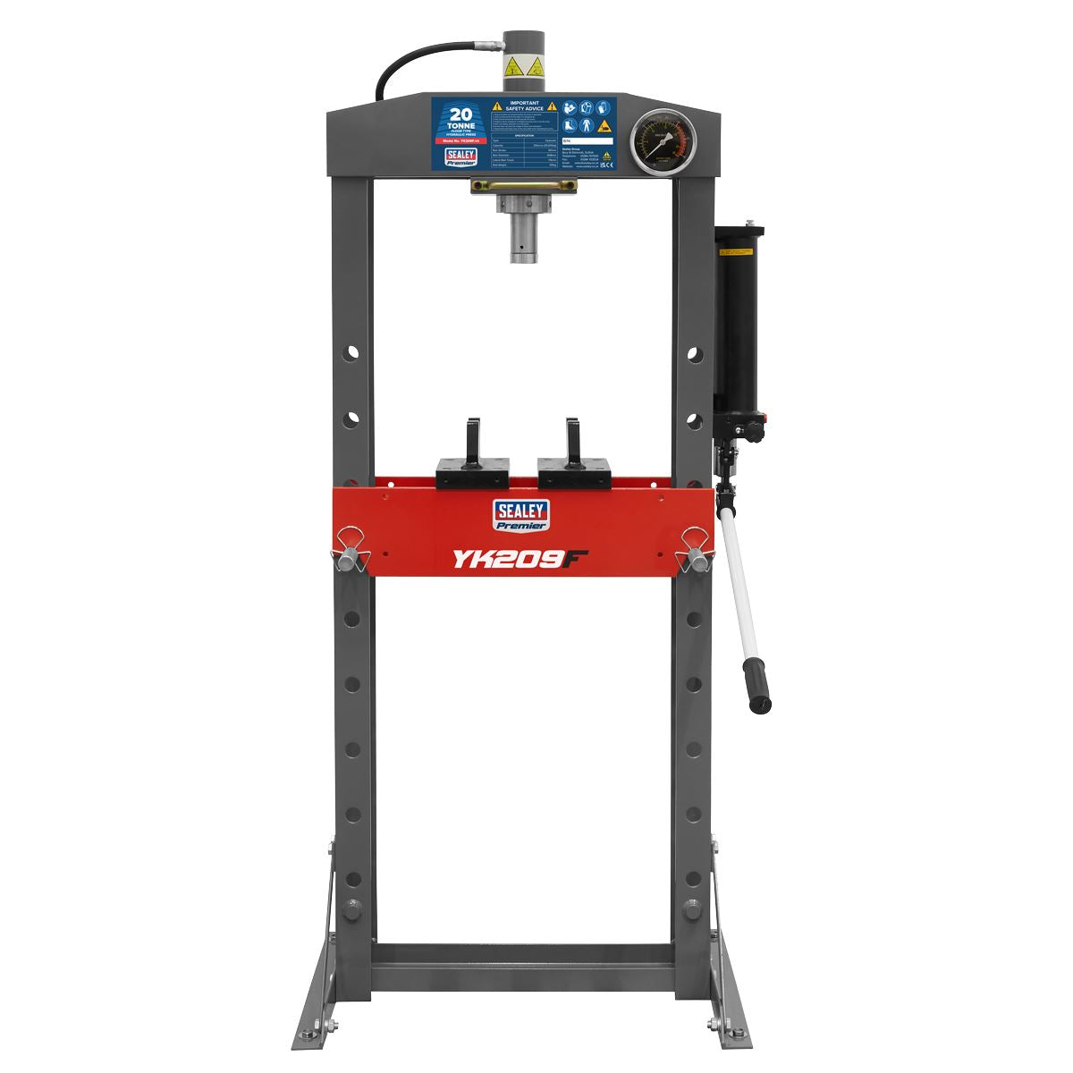 Sealey Hydraulic Press 20 Tonne Floor Type YK209F