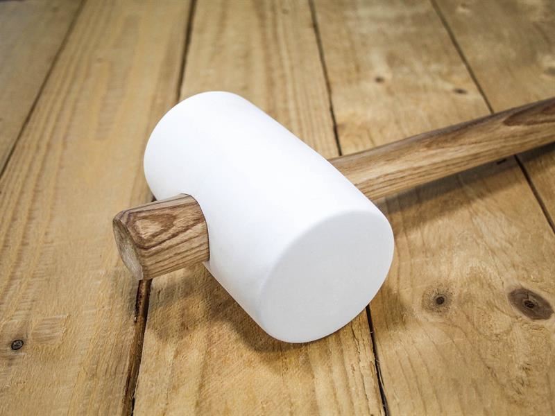 Faithfull FSC White Rubber Mallet 24oz