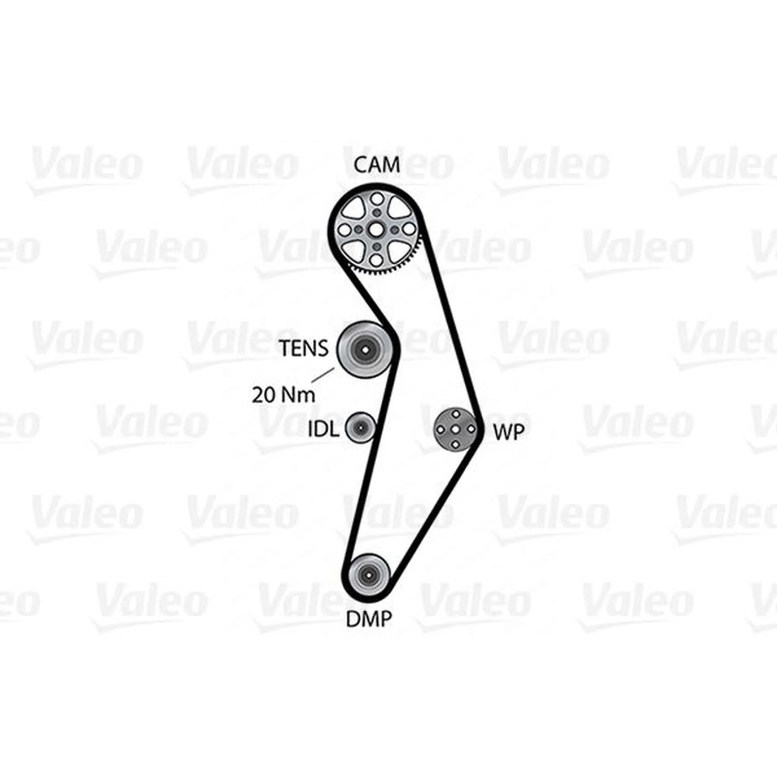 Valeo Timing Belt & Water Pump Kit 614699