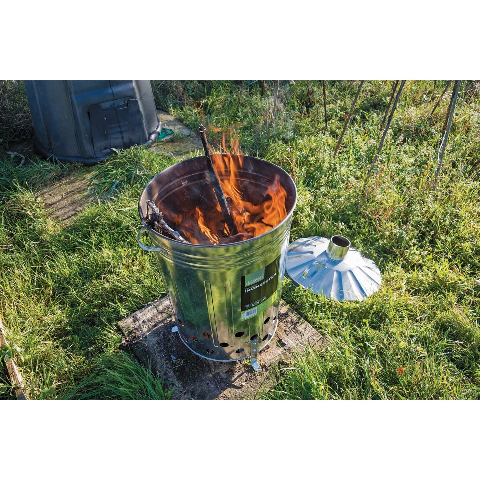 Draper Galvanised Garden Incinerator, 85L 53253