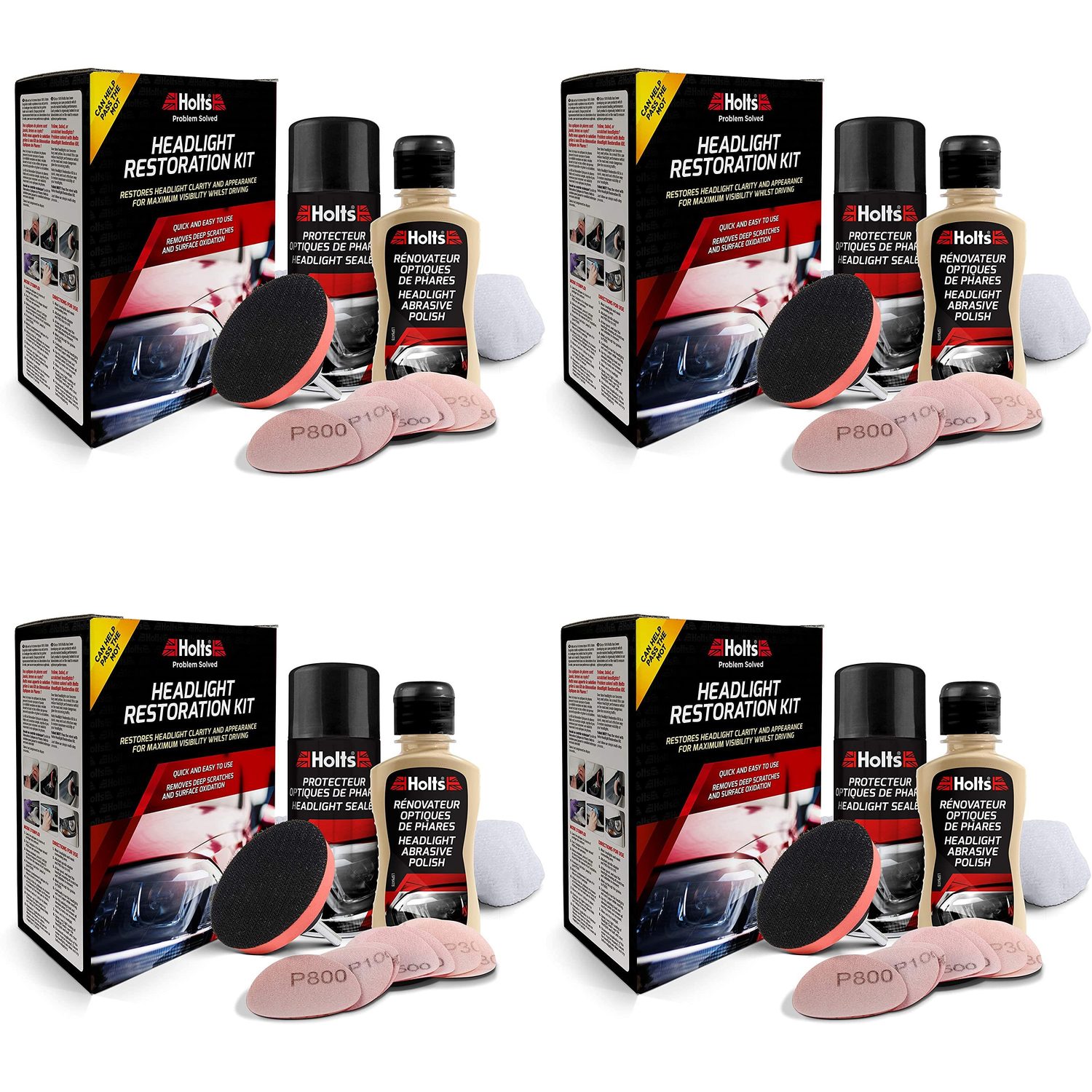 Holts Headlight Restoration Kit HREP0031A 125ml & 150ml