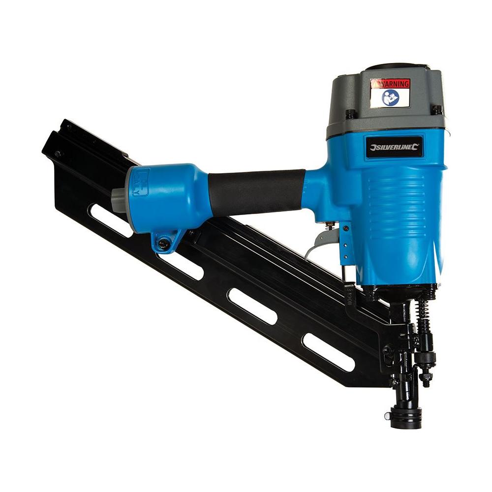Silverline Air Framing Nailer 90mm 10 - 12 Gauge