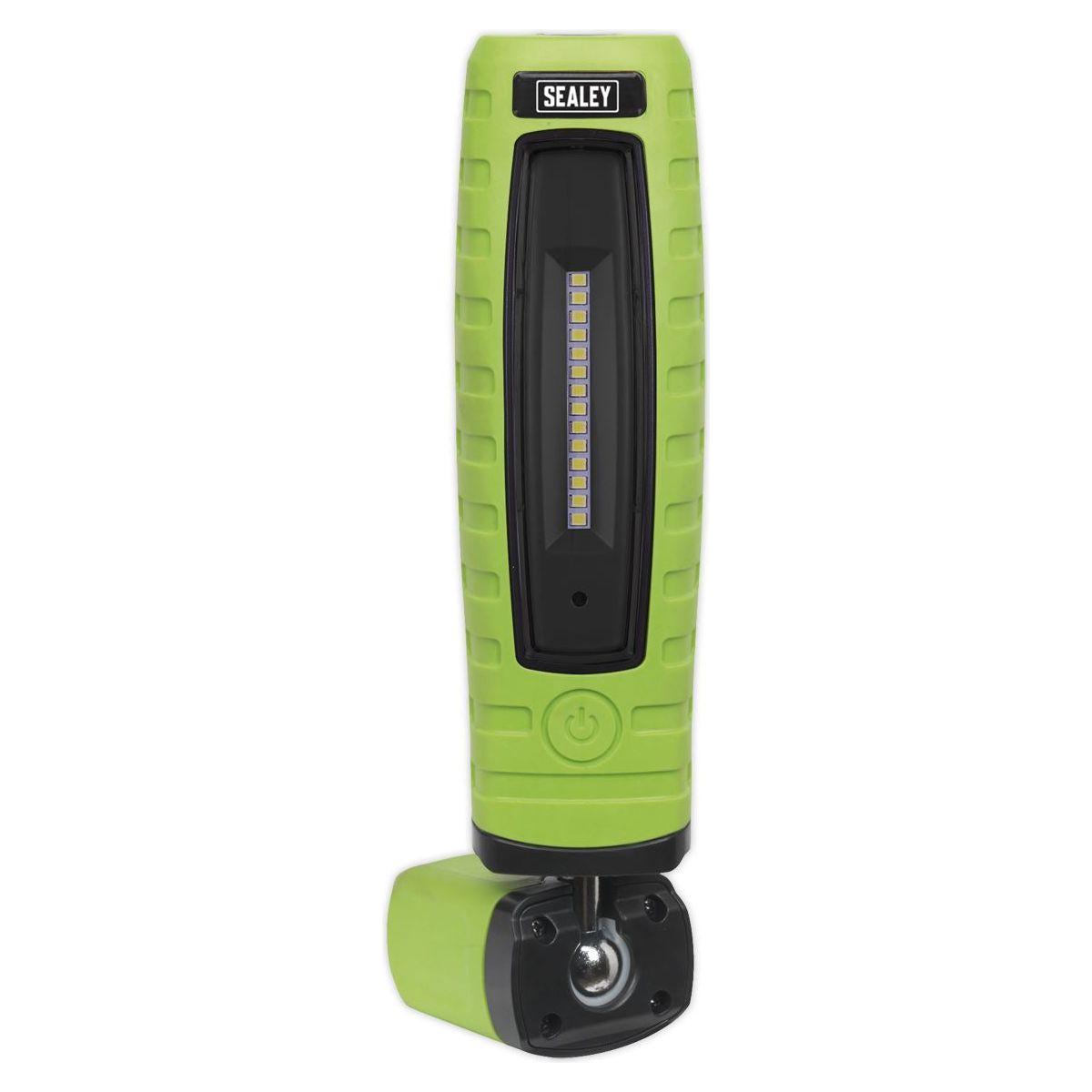 Sealey Rechargeable 360 Inspection Light 14 SMD LED & SMD 3W LED Green