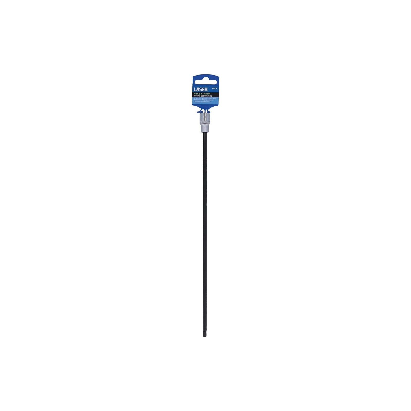 Laser Hex Bit 3/8"D 6mm 8573