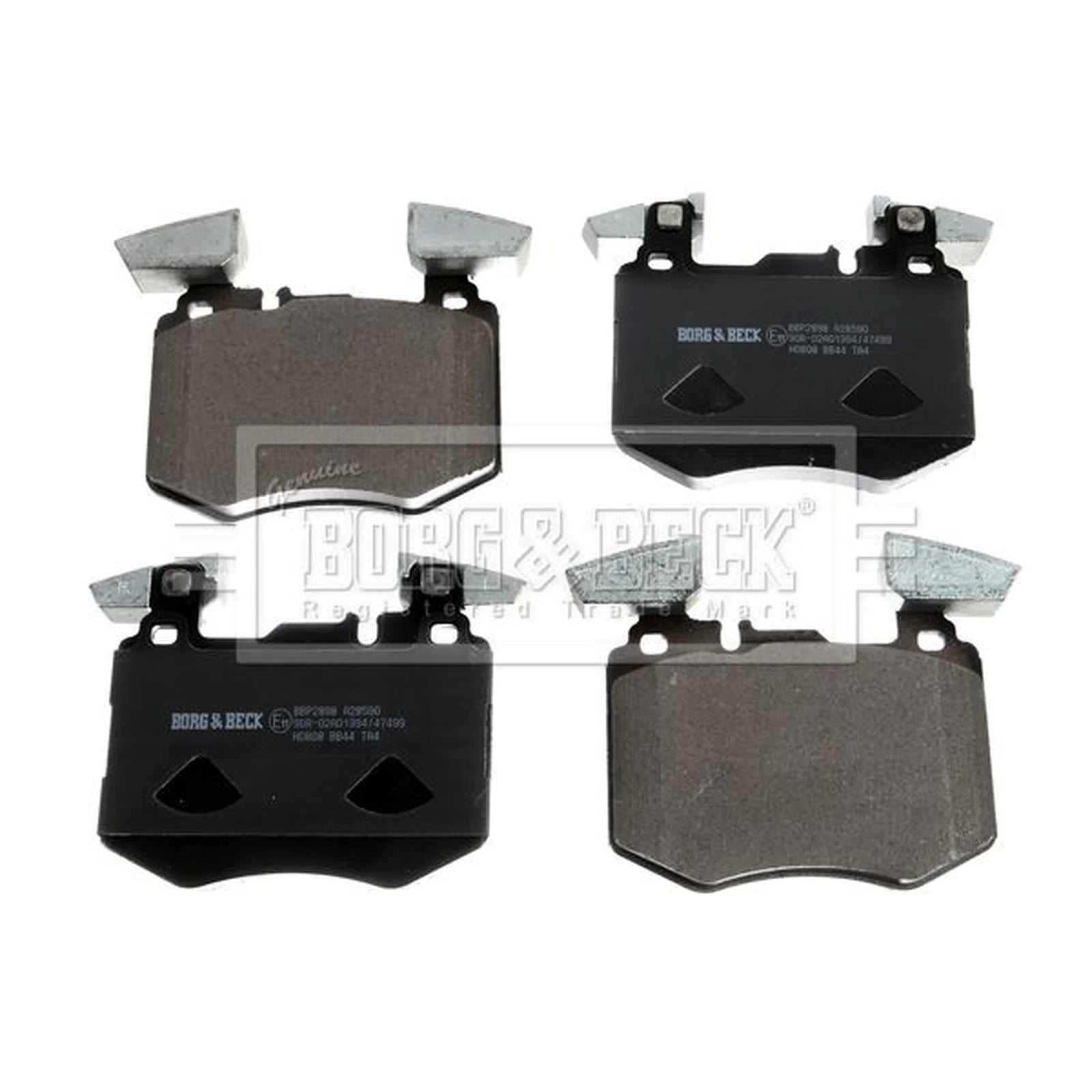 Borg & Beck 4 x Front Brake Pad Set BBP2898