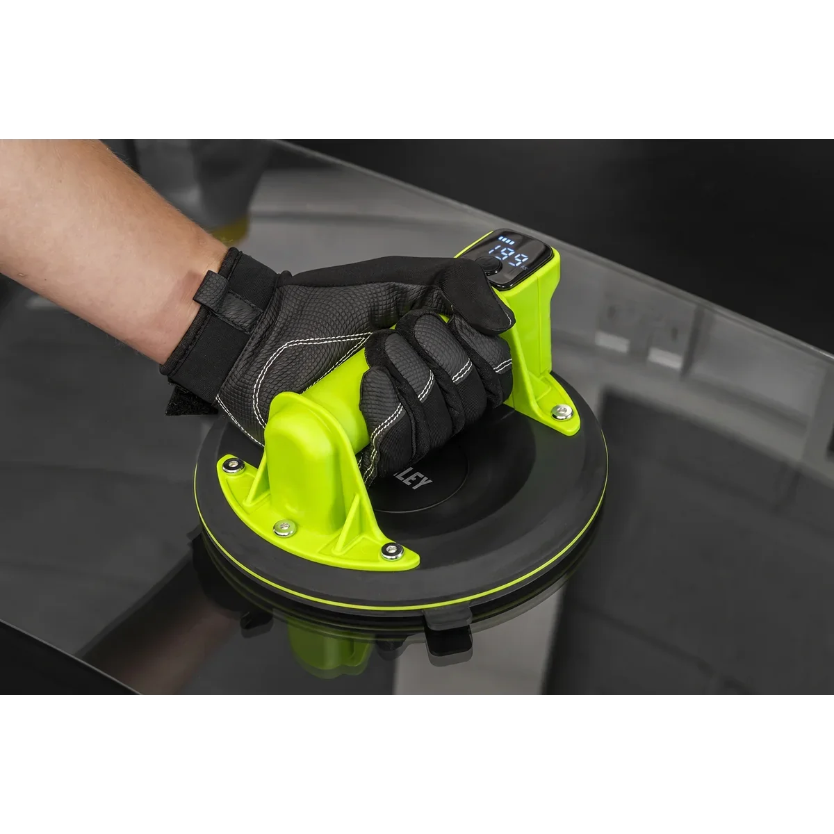 Sealey Electric Suction Cup AK9896 130kg Capacity with Digital Display