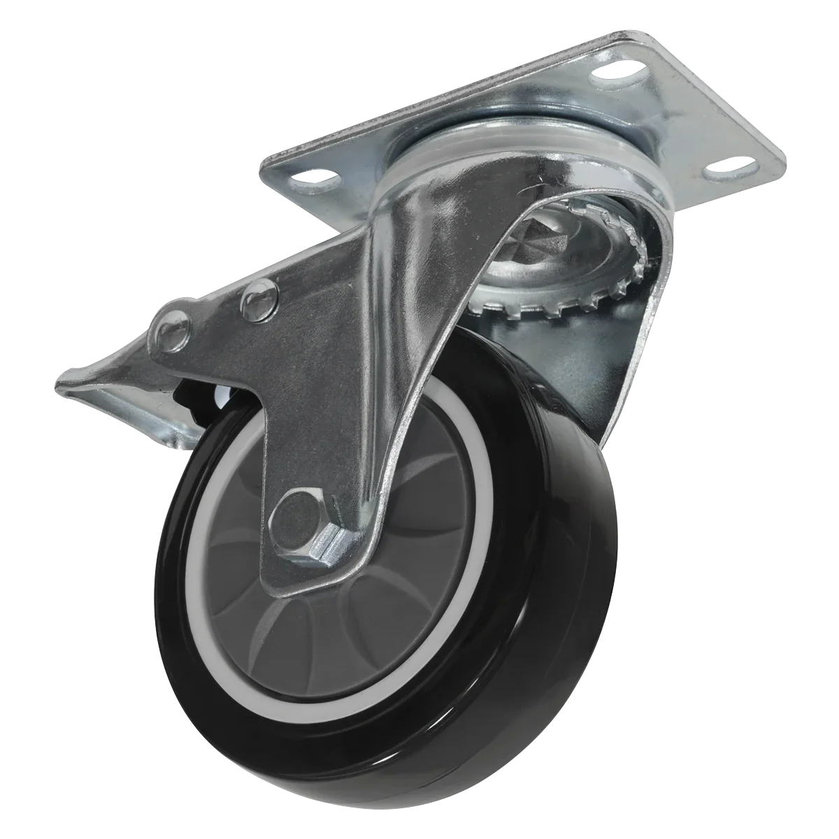 Sealey Castor Wheel Kit APMSC7 125mm Heavy-Duty 480KG