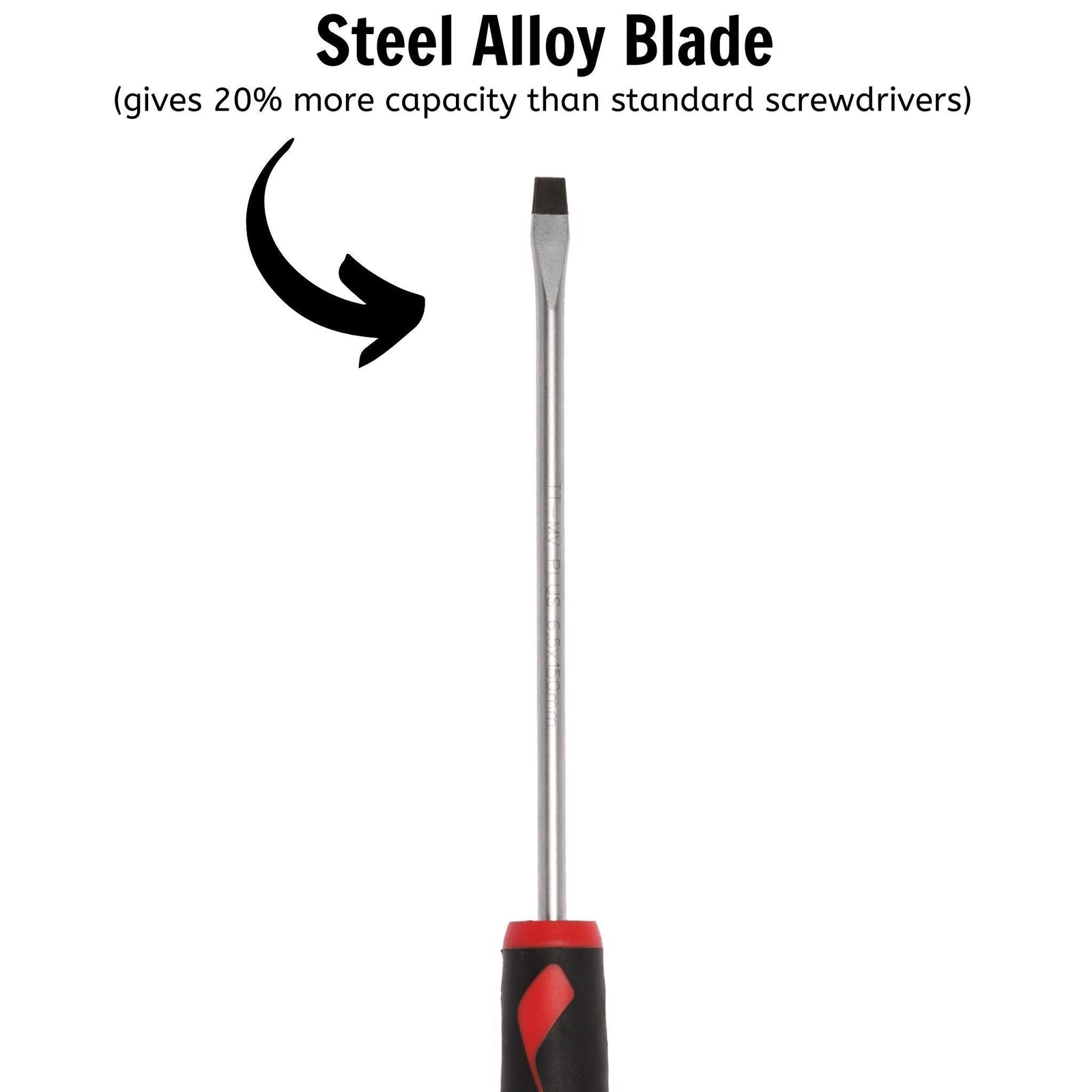 Teng Tools Flat Screwdriver 1.2 x 6.5 x 150mm L