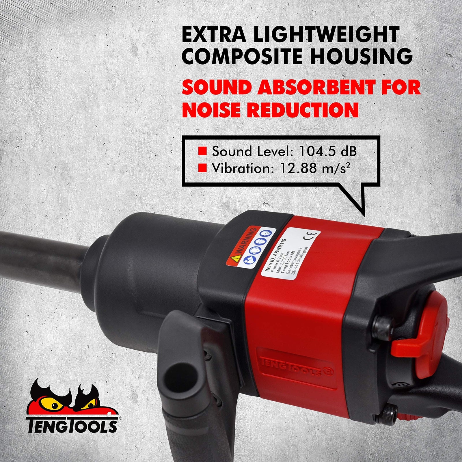 Teng Tools Straight Air Impact Wrench
