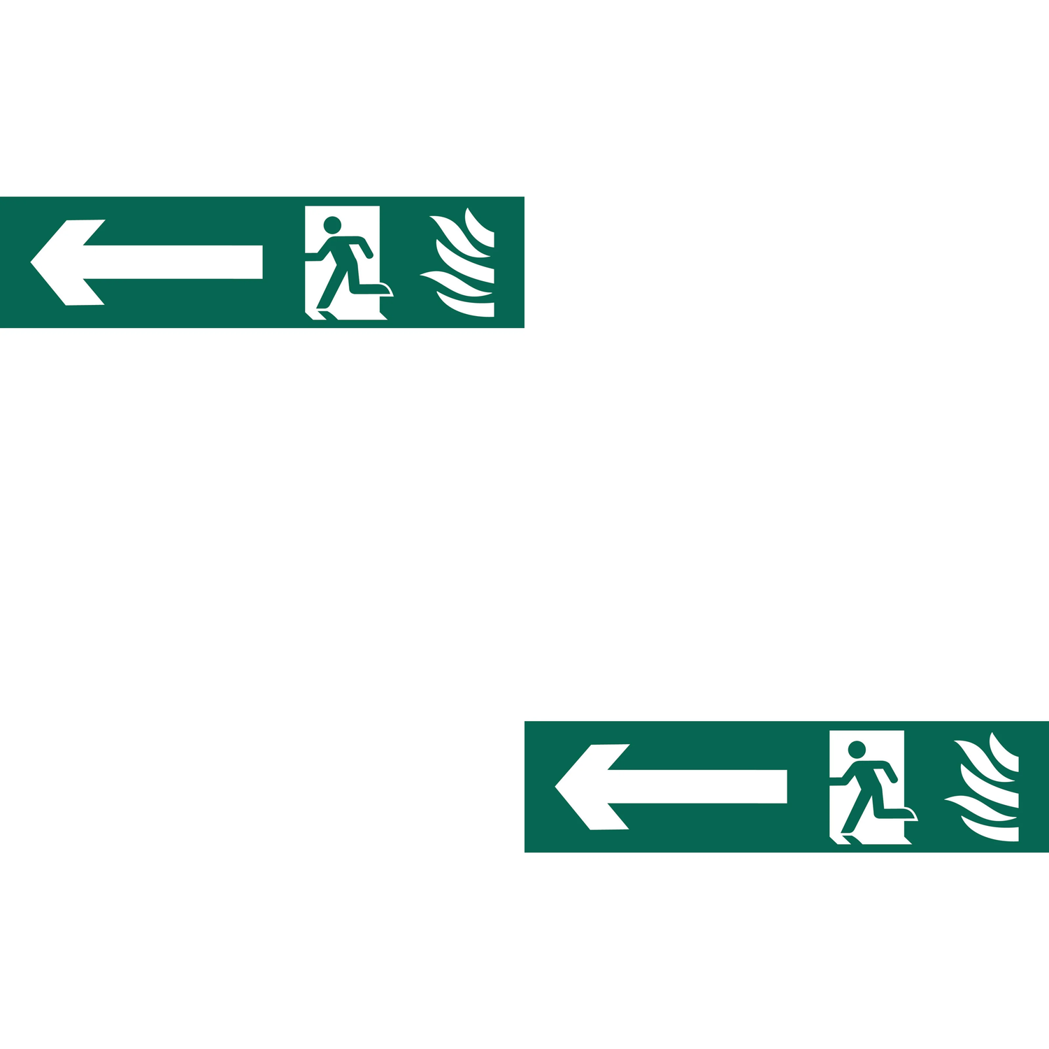 Draper Running Man Arrow Left - SS69