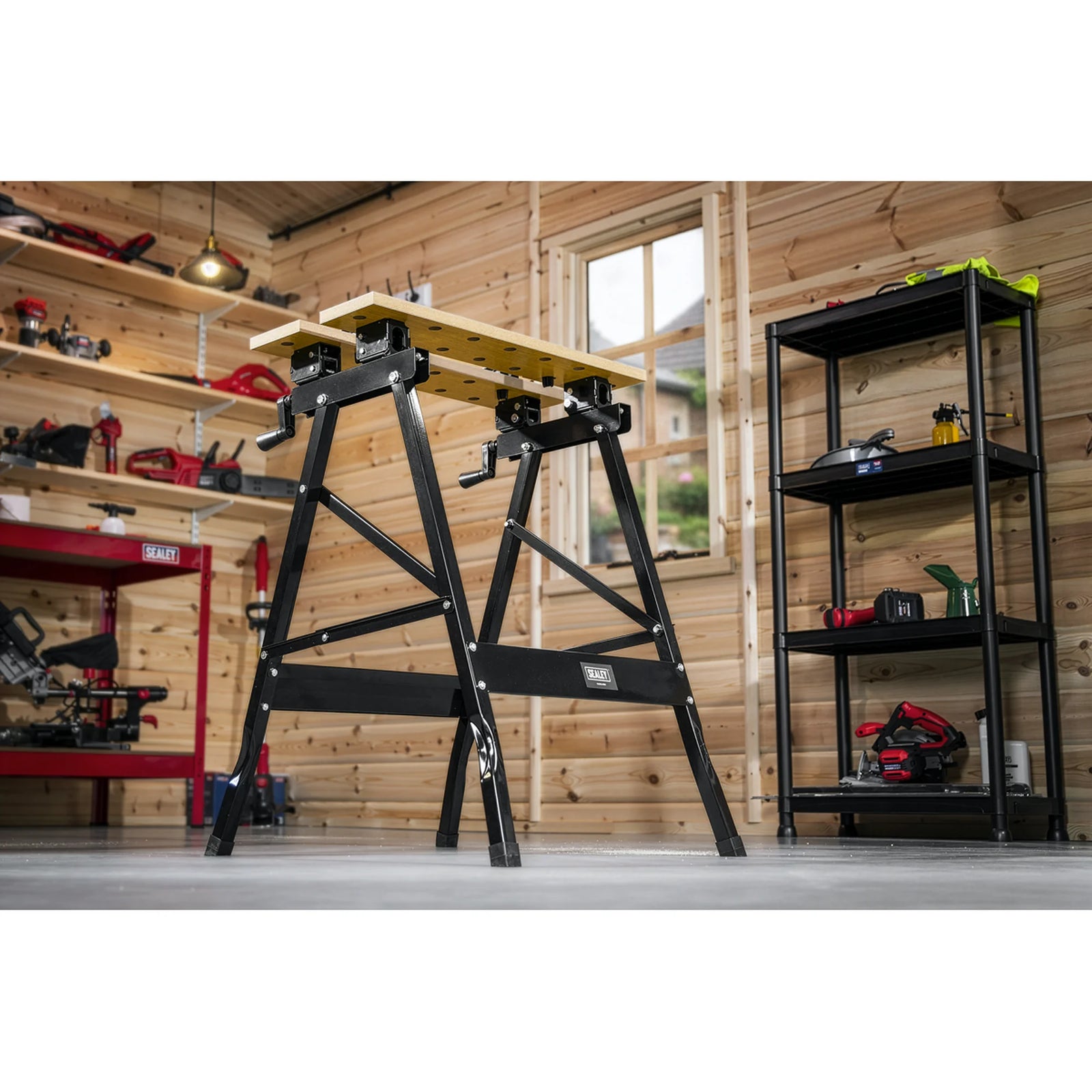 Sealey FWB3 Tilt & Clamp Folding Workbench 290mm Capacity