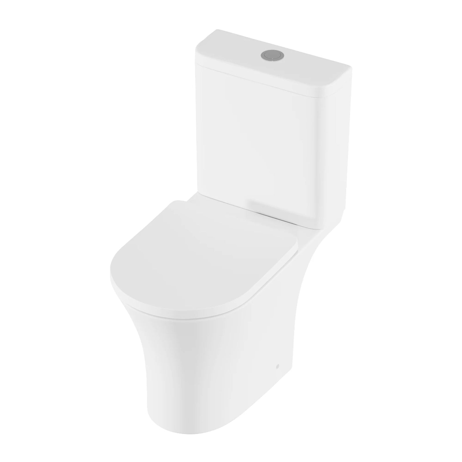 Baridi Close Coupled Toilet DH332 Rimless Flush White