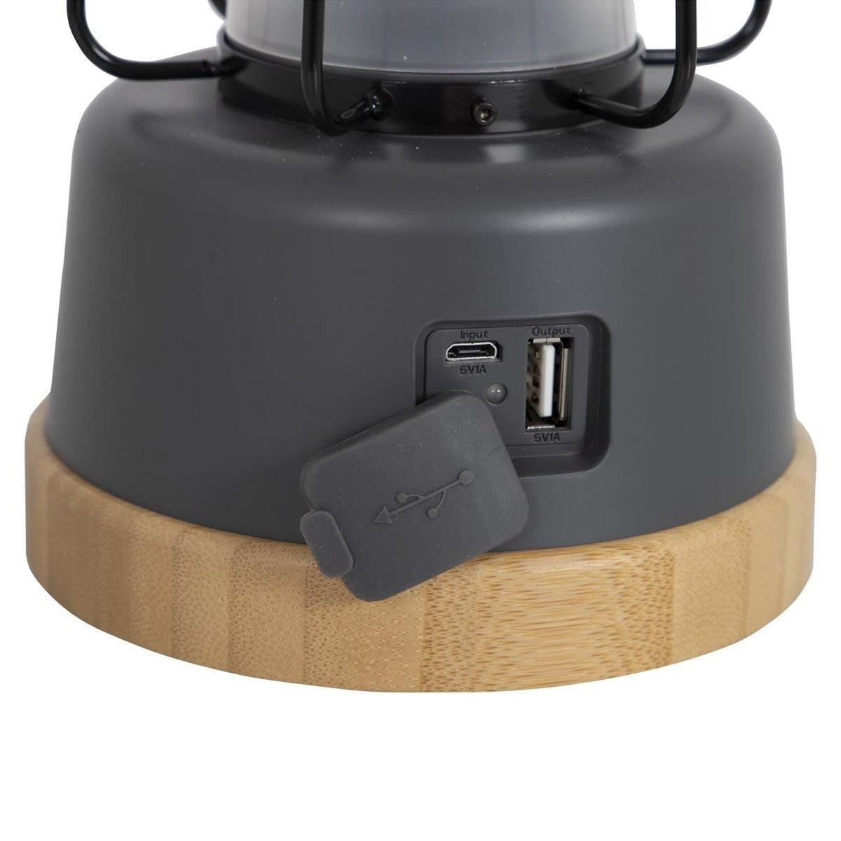 Bo-Camp Urban Collection Table Lantern Harlington Rechargeable