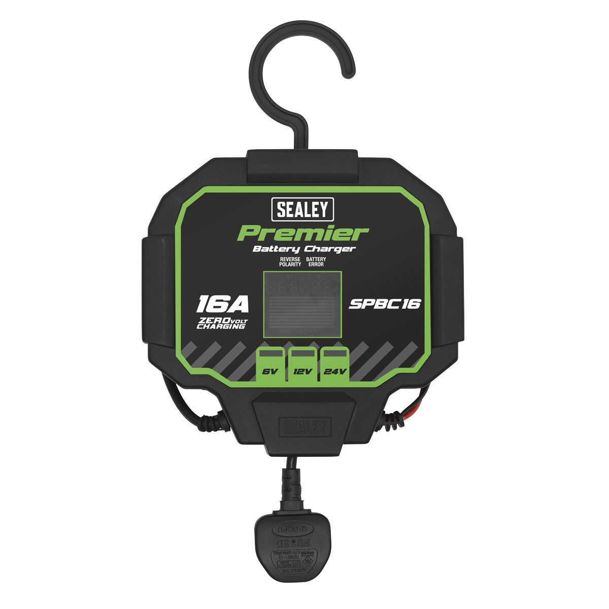 Sealey Premier Battery Charger 16A Fully Automatic SPBC16