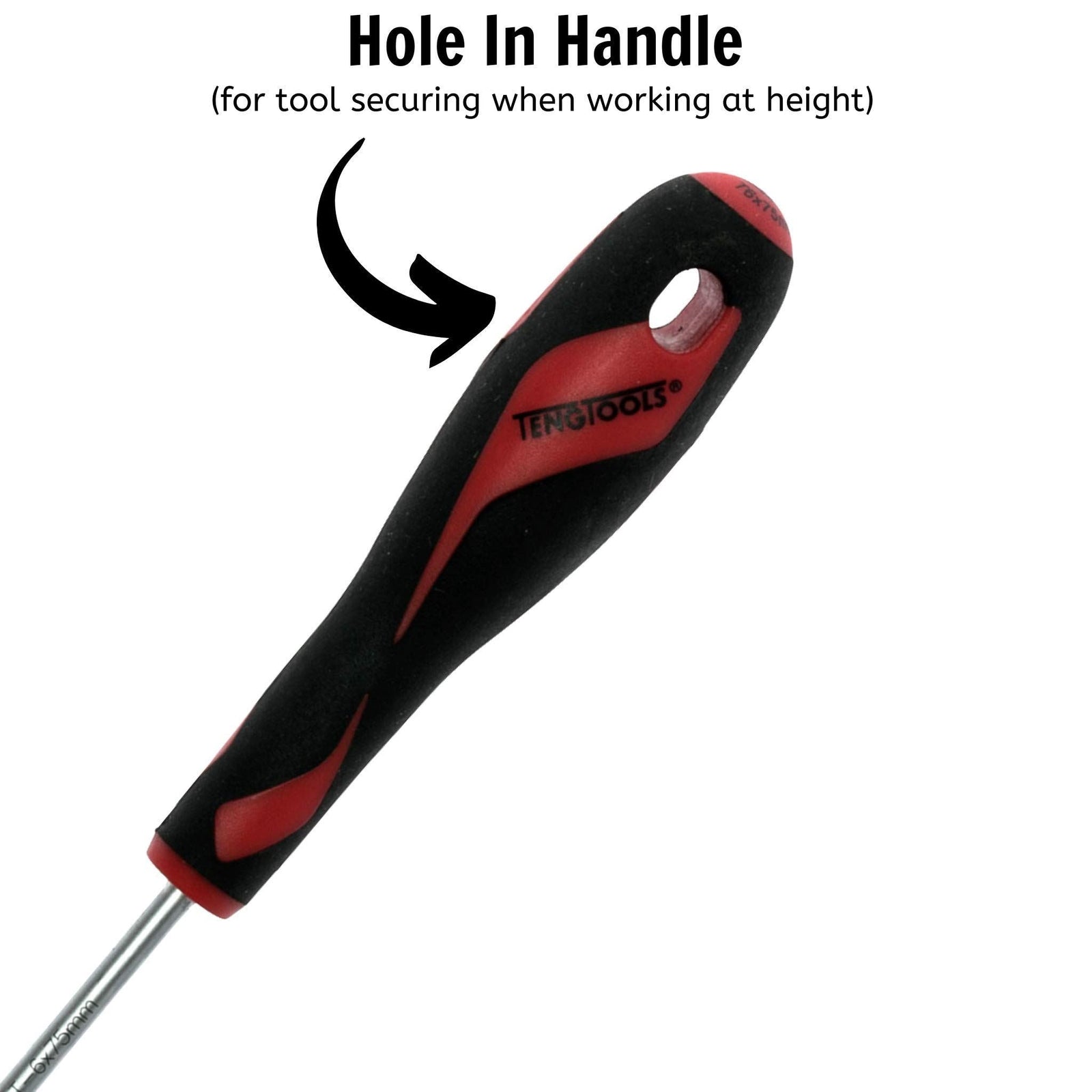 Teng Tools TX Screwdriver TX6 x 75mm S