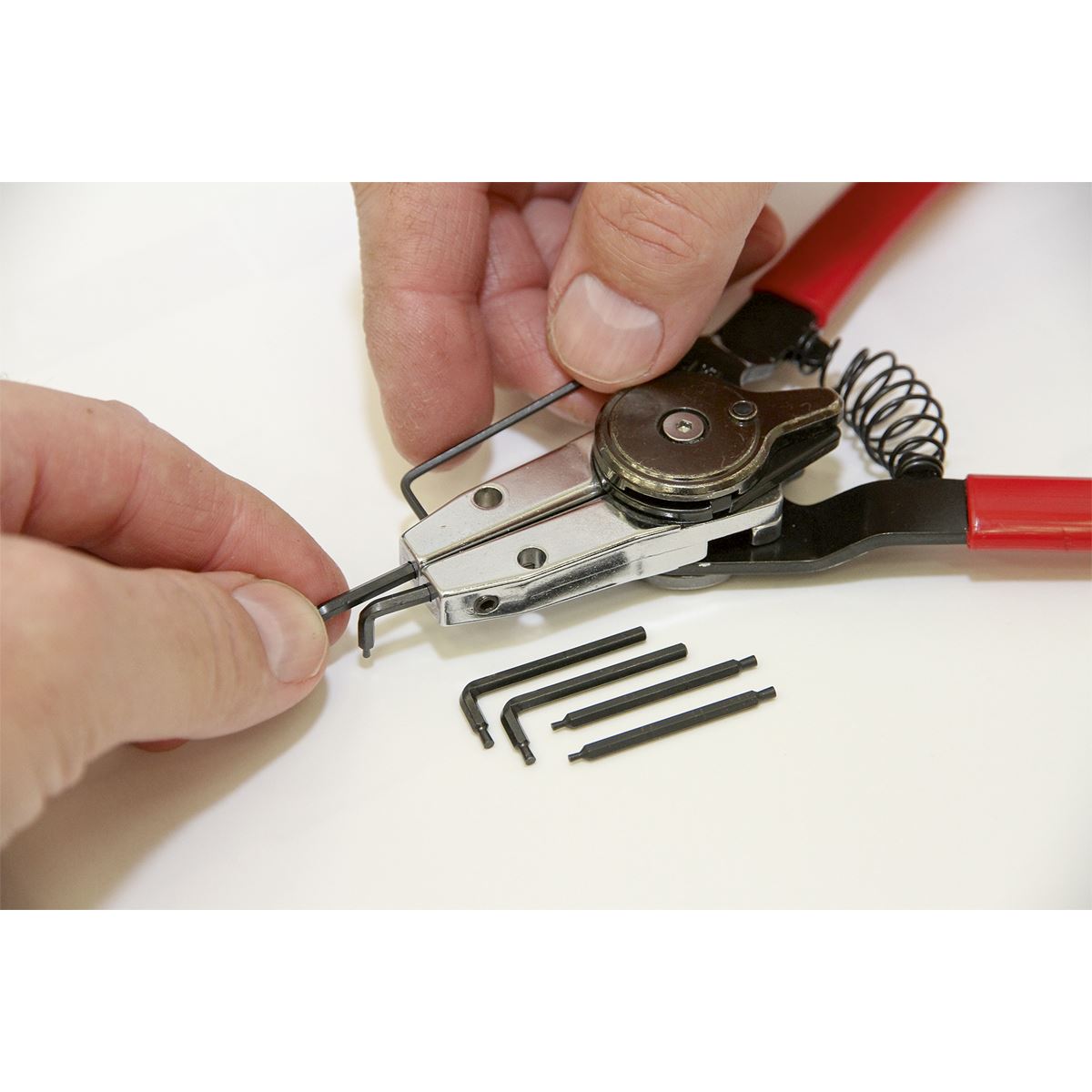 Sealey Circlip Pliers Set Internal/External Quick Change