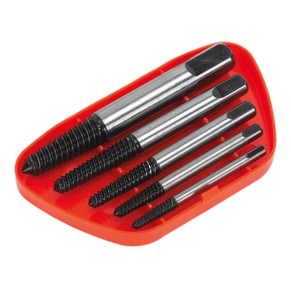Sealey Screw Extractor Set 5pc Helix Type AK722