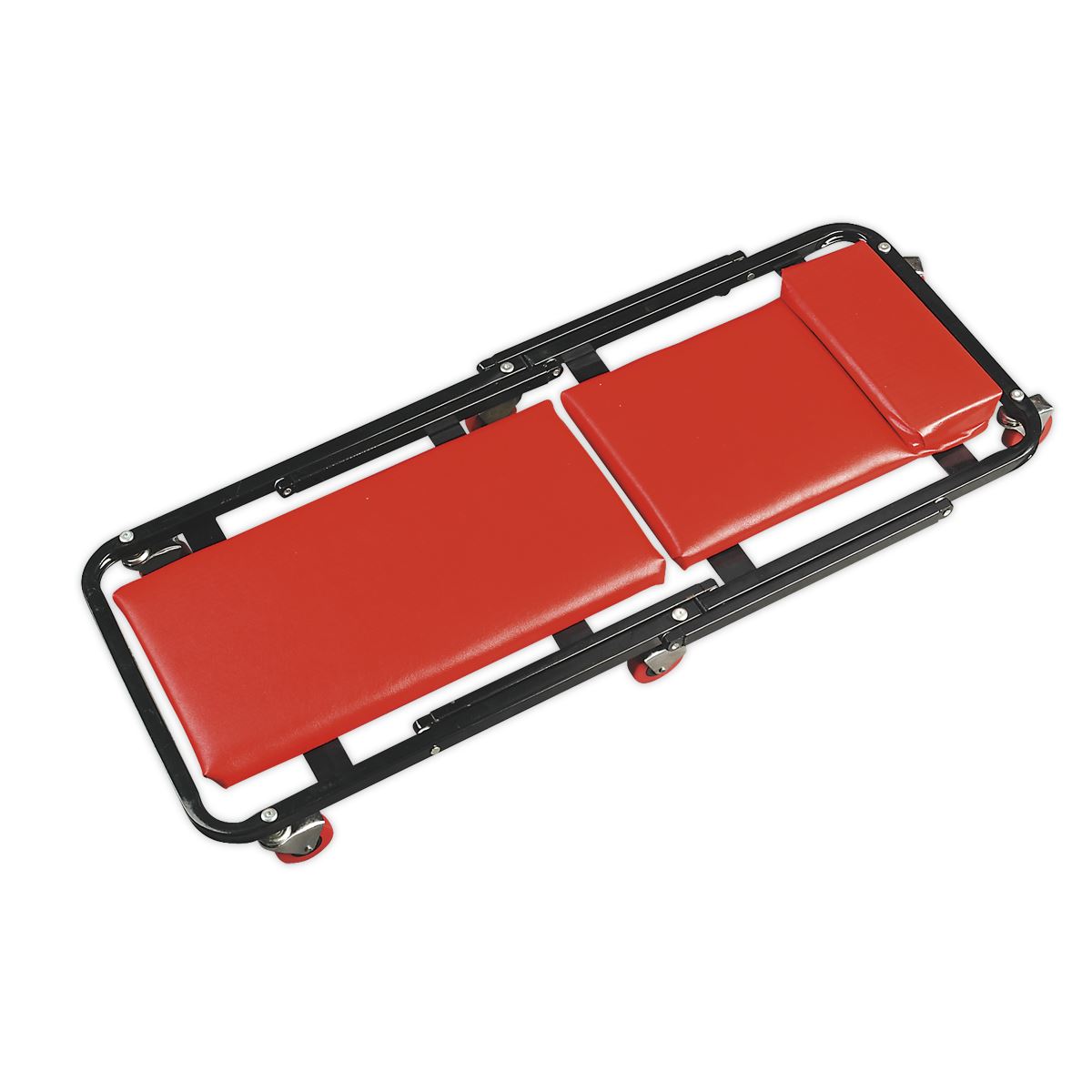 Sealey Creeper/Seat Steel With 6 Wheels Deluxe