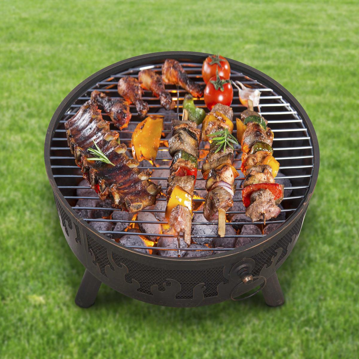 Dellonda Deluxe Outdoor Firepit