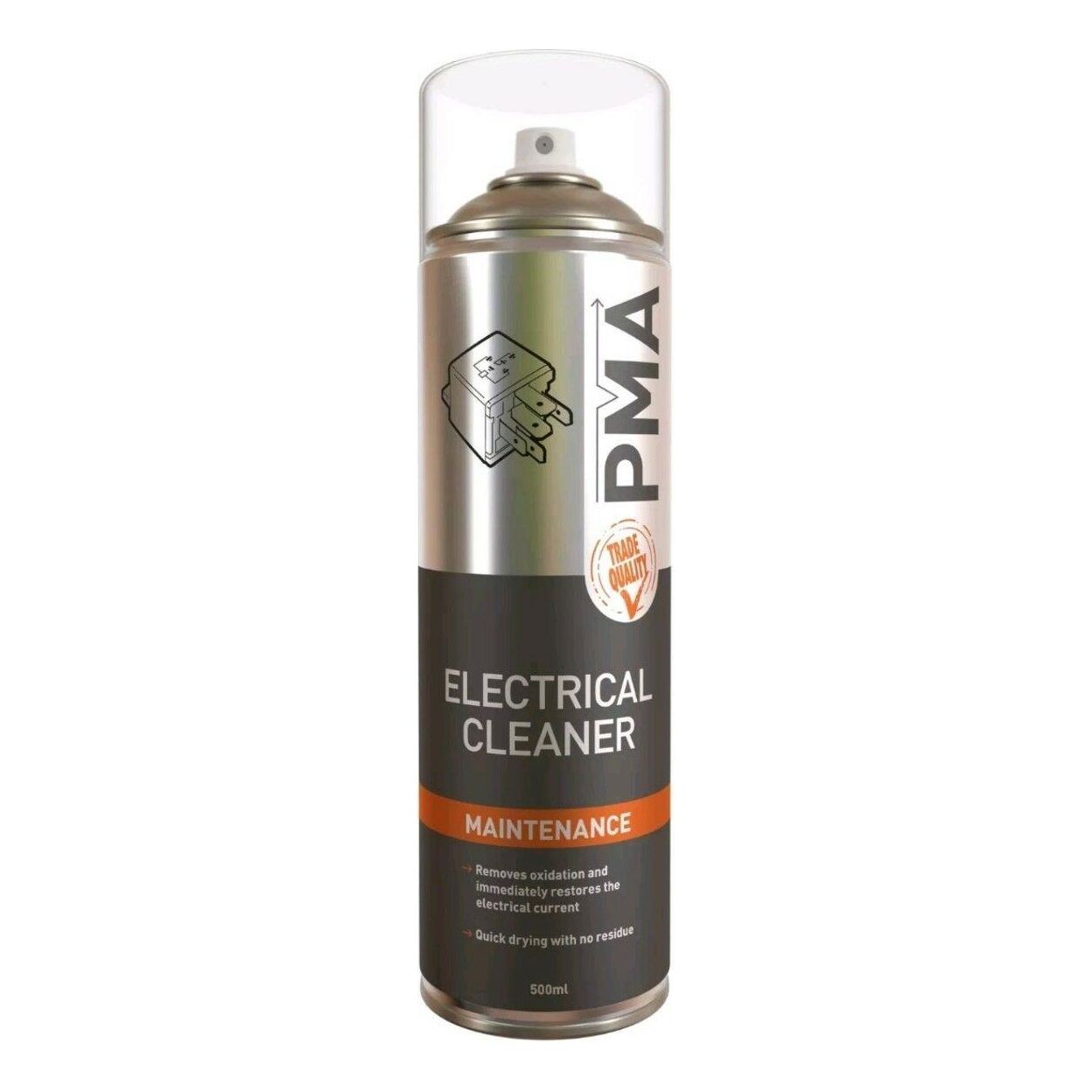 2 x PMA Electrical Contact Cleaner Quick Drying Professional Aerosol 500ml ELCLE