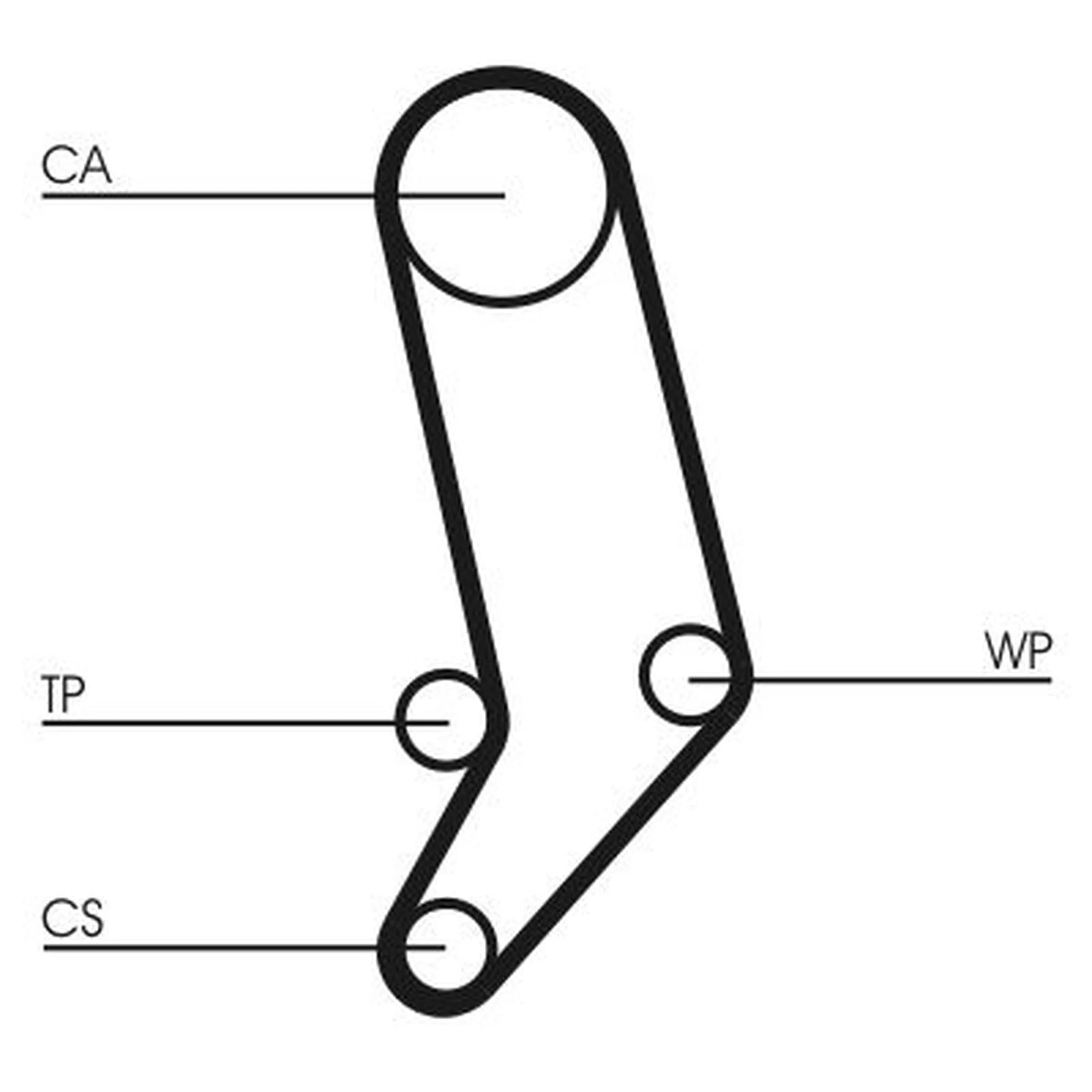 Continental CTAM Timing Belt Kit with Rollers CT939K1
