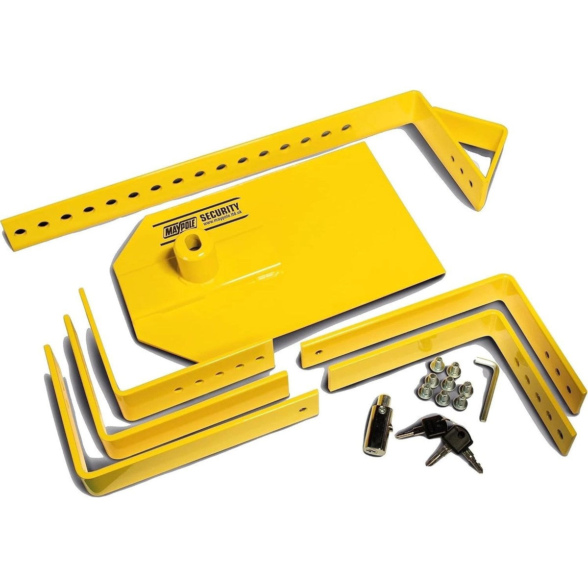Maypole 10"-16" Heavy Duty Wheel Clamp Suitable for Tyre Sizes 135 mm-215mm