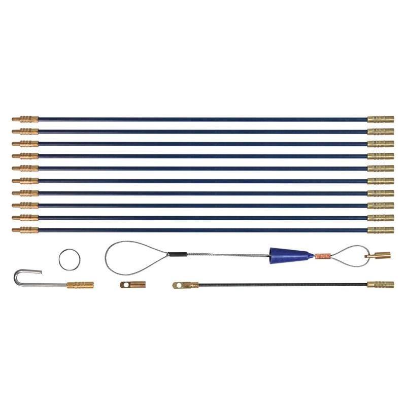 Faithfull 3.3m Cable Rod Set,15 Piece