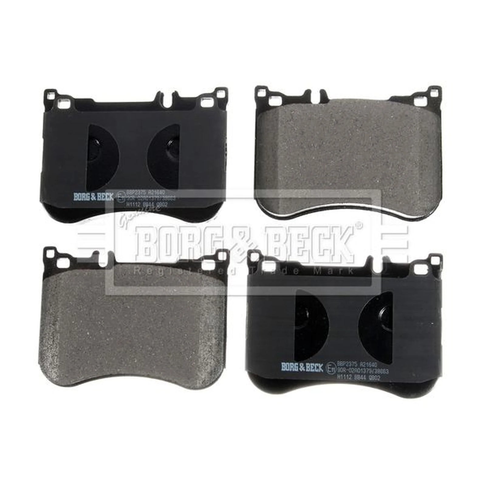 Borg & Beck 4 x Front Brake Pad Set BBP2375