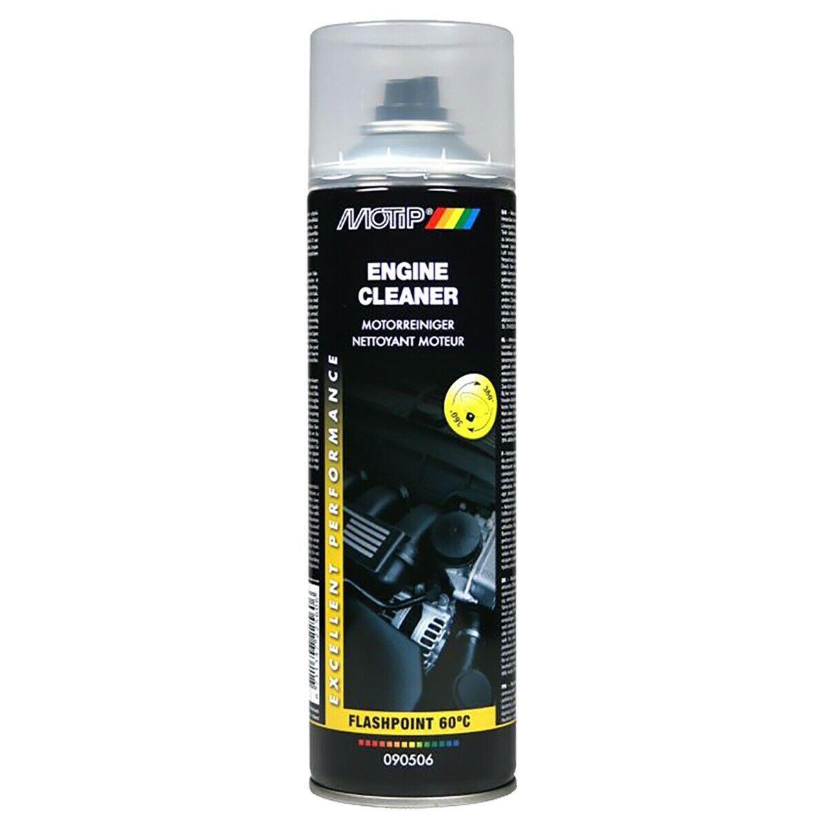 2X Motip Spray Engine Cleaner & Degreaser Removes Oil Dirt Grease & Grime Fast