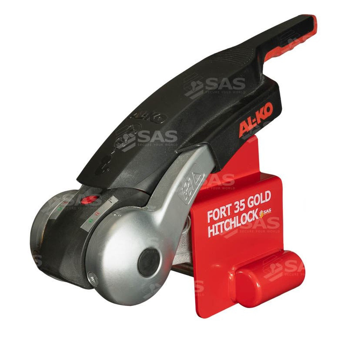 SAS SAS FORT 35 GOLD Hitchlock for AL-KO AKS3504 Stabiliser Coupling Lock Keyed Alike