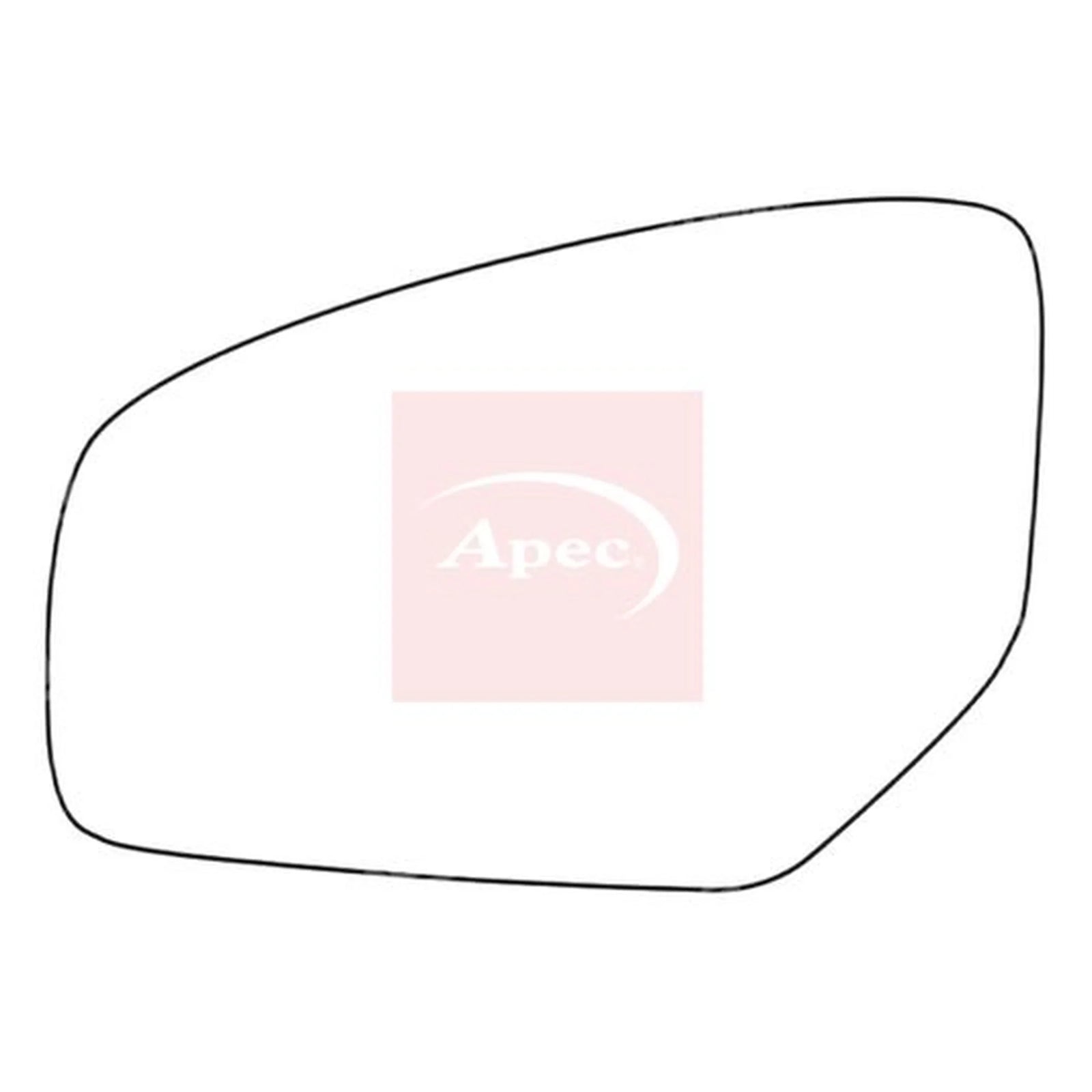 Apec Exterior Wing Mirror Glass Left AMS2591