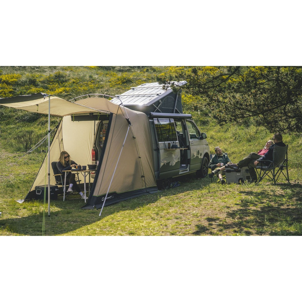 Outwell Sand Van Campervan Tailgate Rear Awning 175-205cm for VW Mercedes