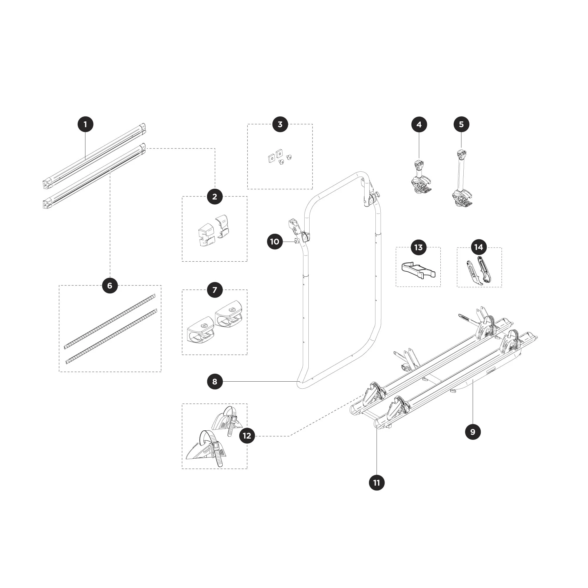 Thule Spare Complete Platform 1500603156