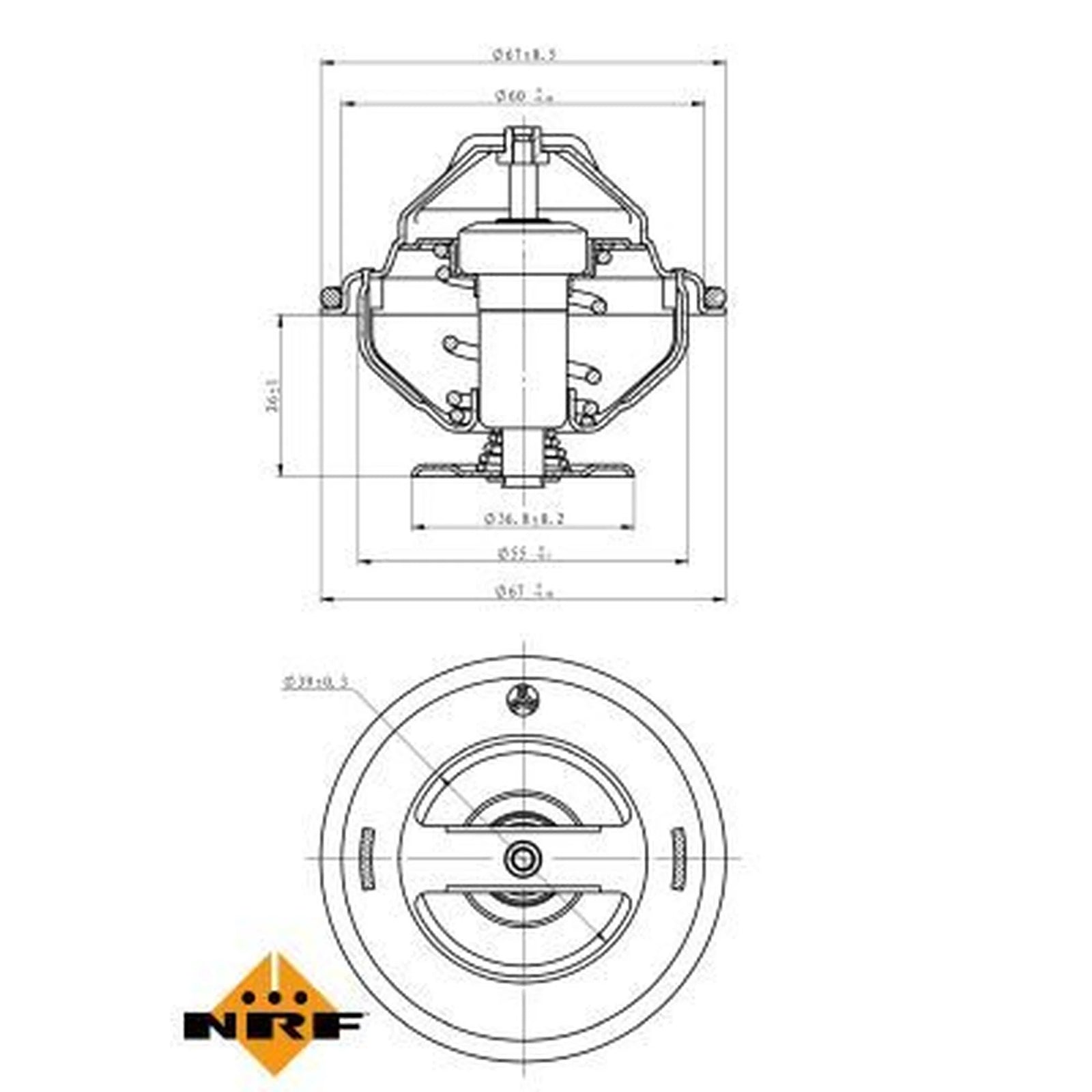 NRF Thermostat,Coolant 725098
