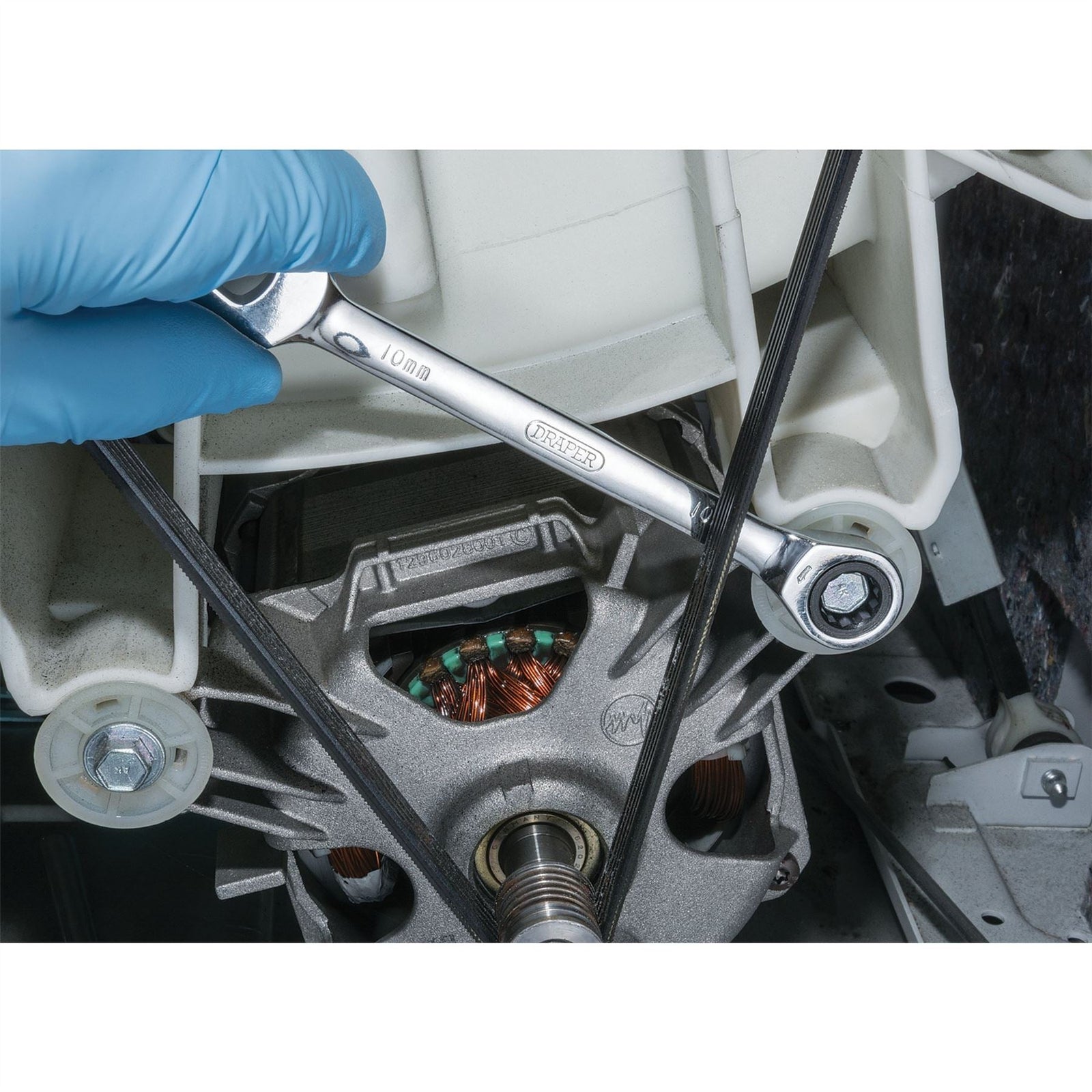 Draper HI-TORQ Metric Ratcheting Combination Spanner Set (7 Piece)