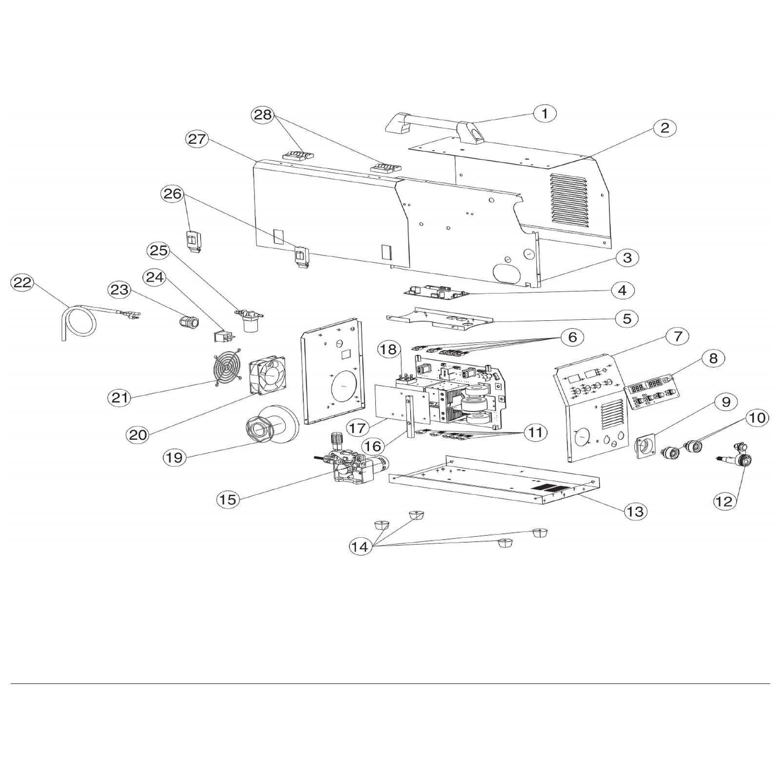 Draper Display Meter YMW200A-8 94863