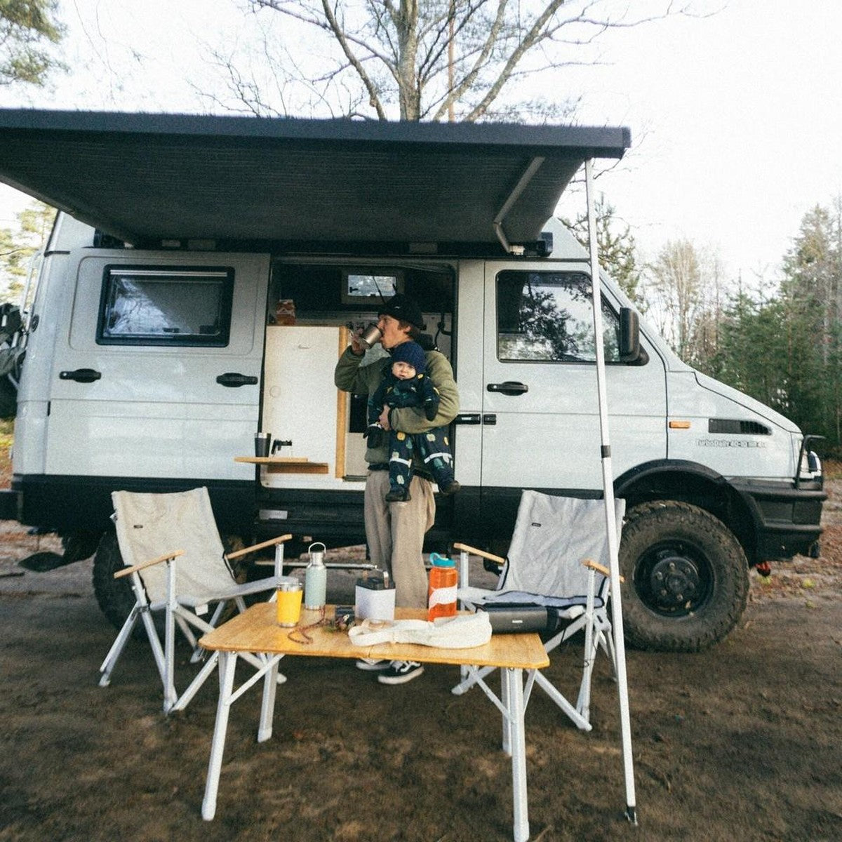 Dometic Go Compact Camp Table Bamboo Table