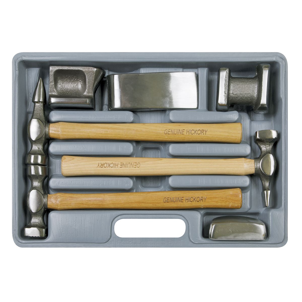 Sealey Panel Beating Set 7pc Drop-Forged Hickory Shafts CB507