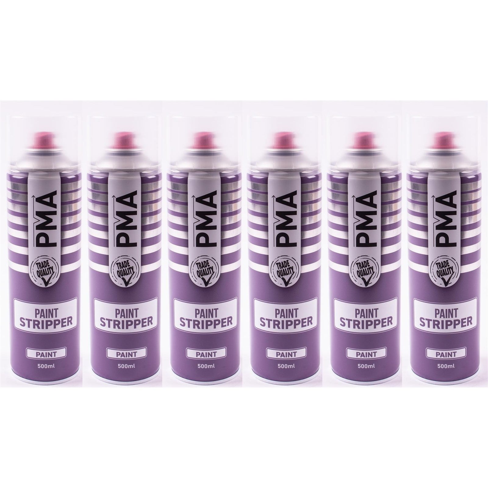 6X Paint Stripper Pma Aerosol Paint Remover 500Ml Bodyshop Car