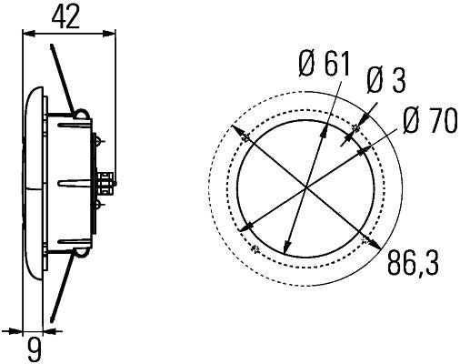 Hella Interior Light 2JA 343 790-107
