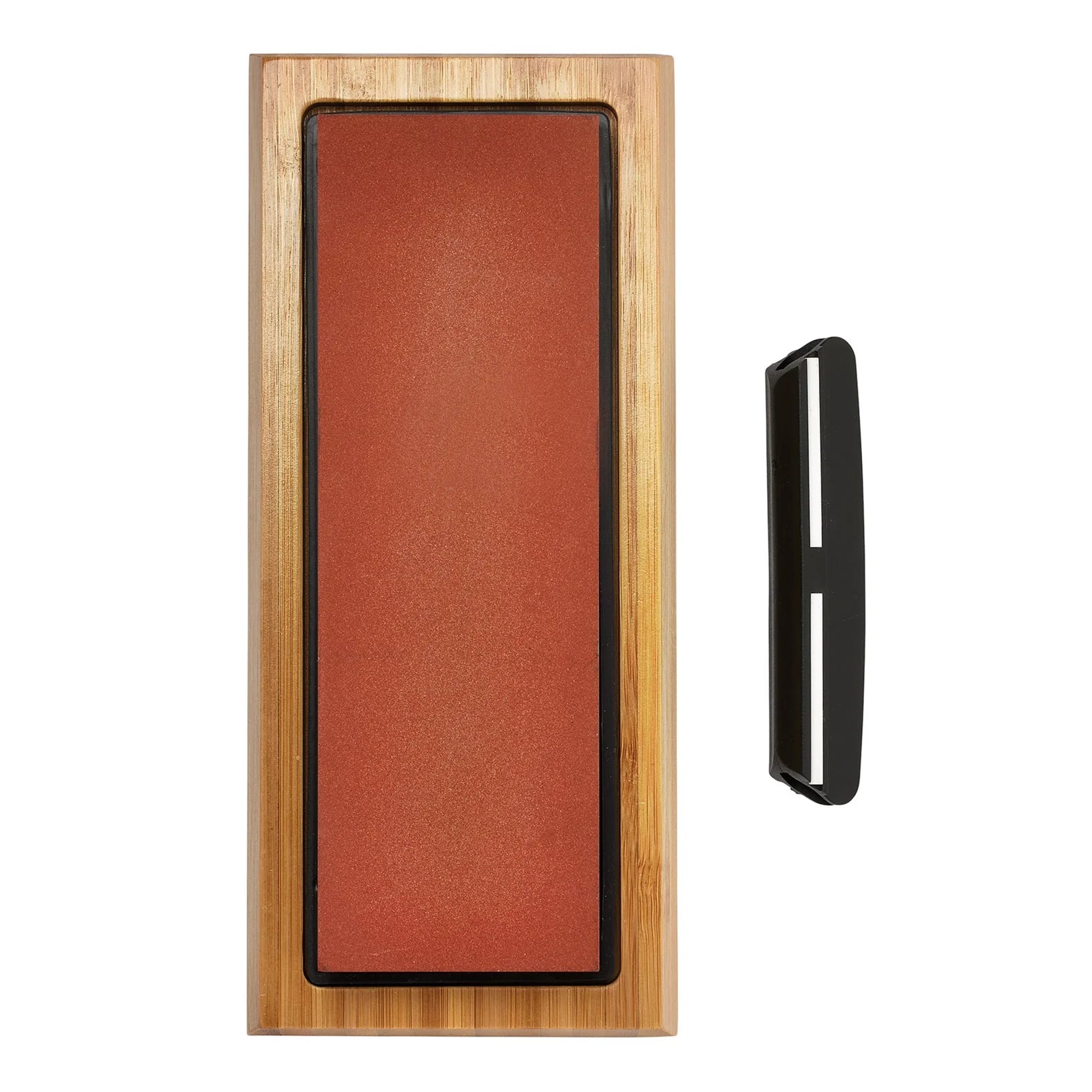 Draper Double Sided Whetstone Sharpening Stone with Non-Slip Base and Angle
