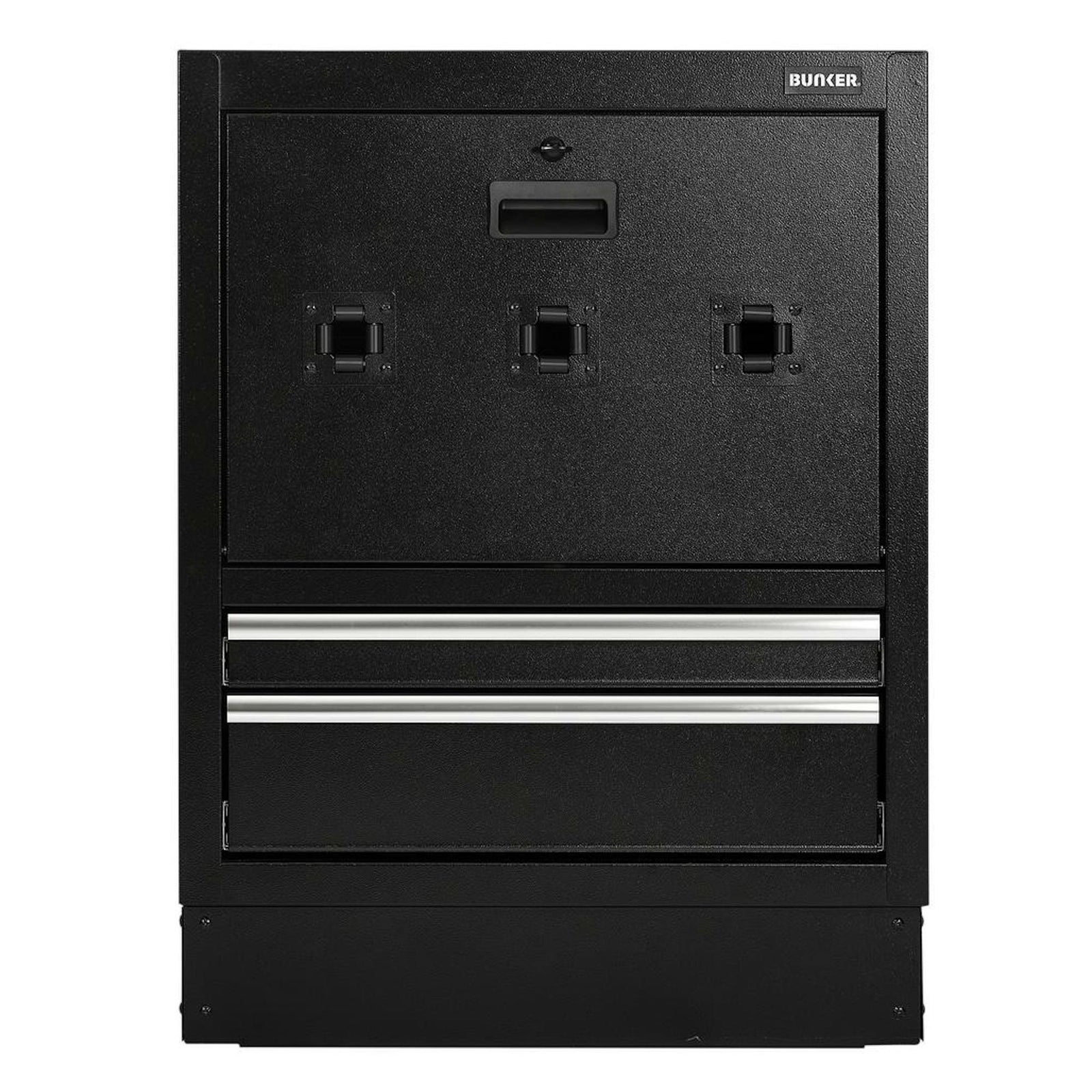 BUNKER Modular Floor Reel Cabinet, 2 Drawer, 680mm - MS400-2RBU
