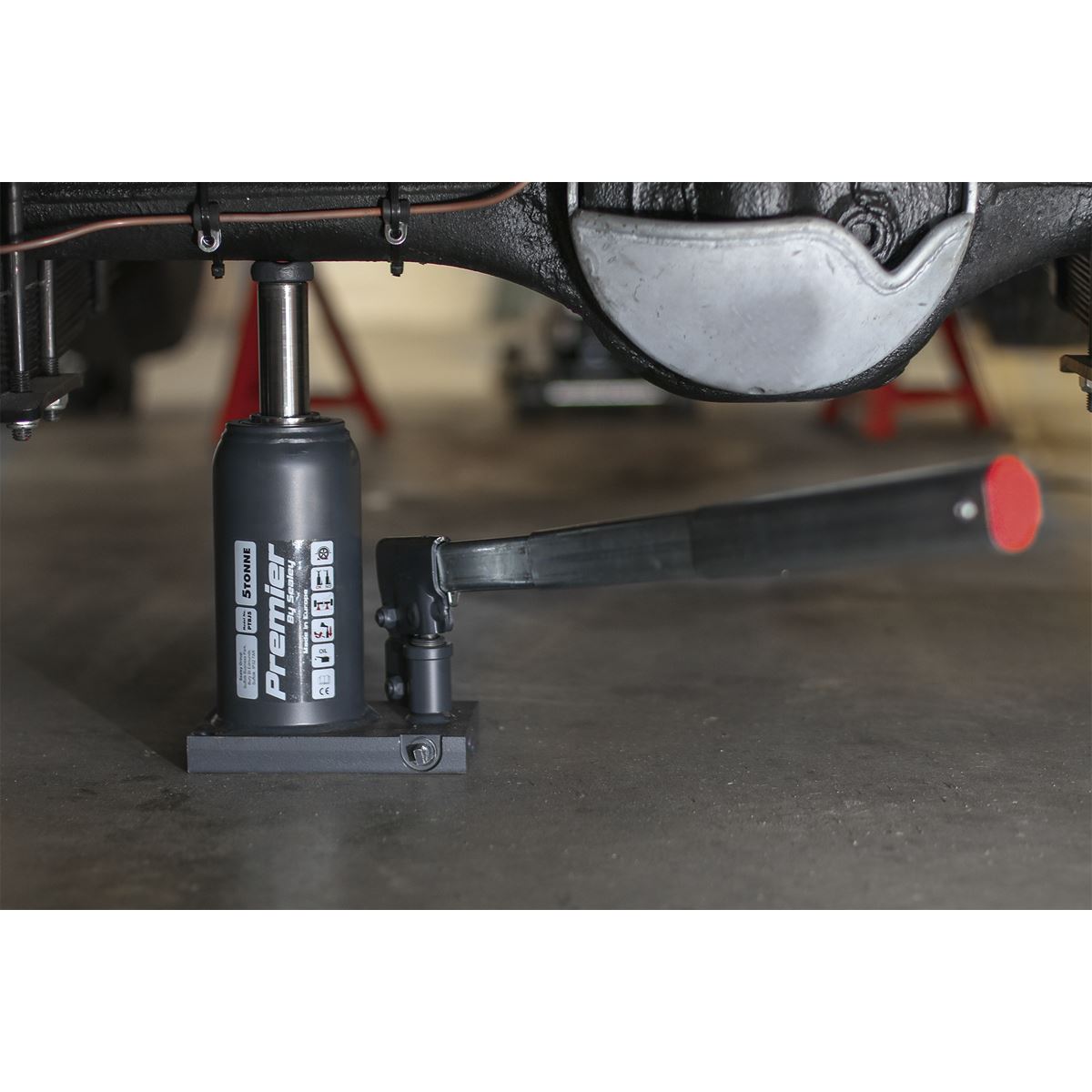 Sealey Premier Telescopic Bottle Jack 5 Tonne PTBJ5