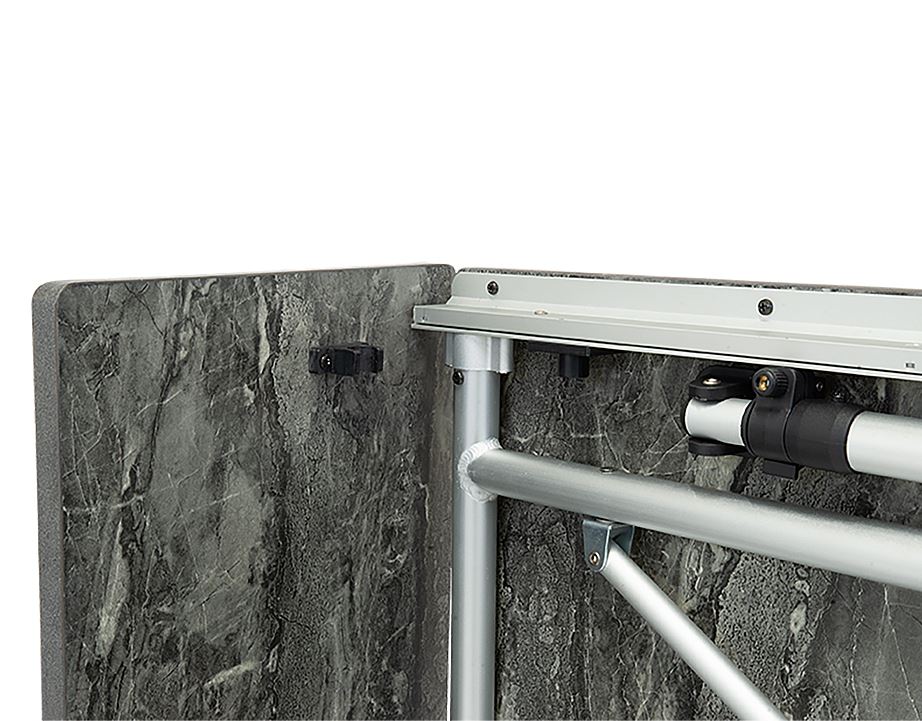 Travellife Sorrento table extendable honeycomb dark grey 180 Gris Fonce