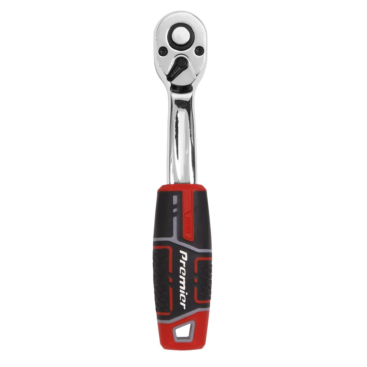 Premier Pear-Head Offset Ratchet Wrench with Flip Reverse 3/8"Sq Drive